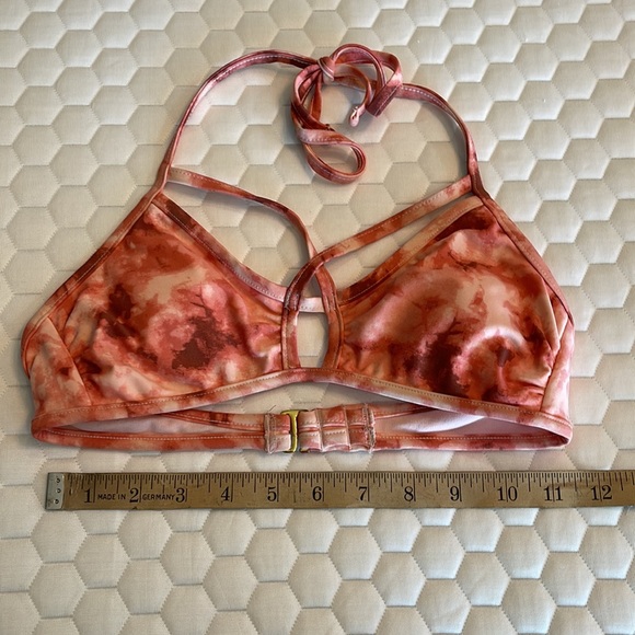 Xhilaration coral tie dye bikini top - Picture 3 of 5